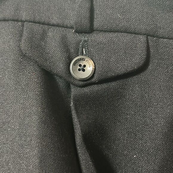 Michael Coal Wool Blend Black Pants(Size 40) - Picture 6 of 12